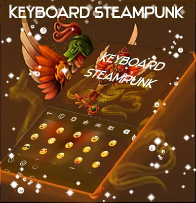 Steampunk Keyboard Theme android App screenshot 0