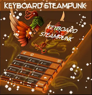 Steampunk Keyboard Theme android App screenshot 1