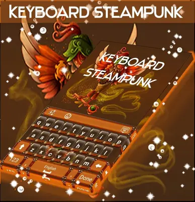 Steampunk Keyboard Theme android App screenshot 4